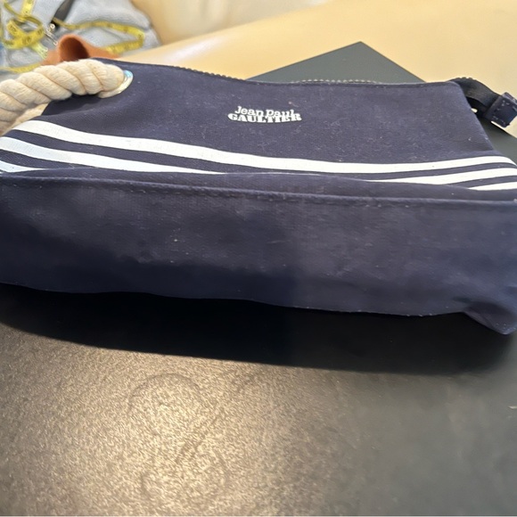 Jean Paul Gaultier Navy and White Cosmetic Bag - Picture 4 of 8